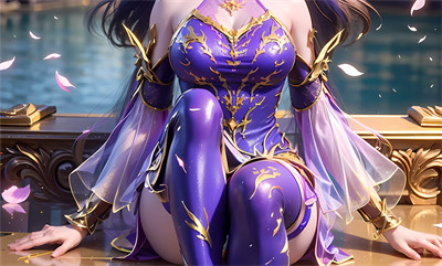 [393]精致AI绘画-斗破苍穹-紫妍-紫色诱惑-晚漫-共享AI国漫精致绘画AI高清视频